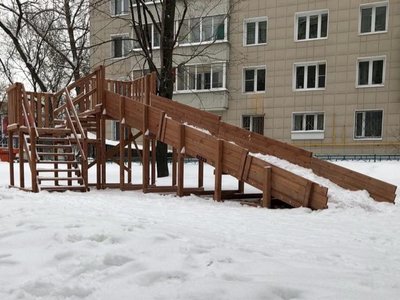 Горка зимняя Олененок 2 (скат 7 м)