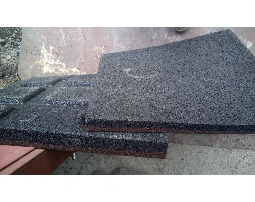 Резиновая плитка плитка 500x500 (10 мм) - вид 3