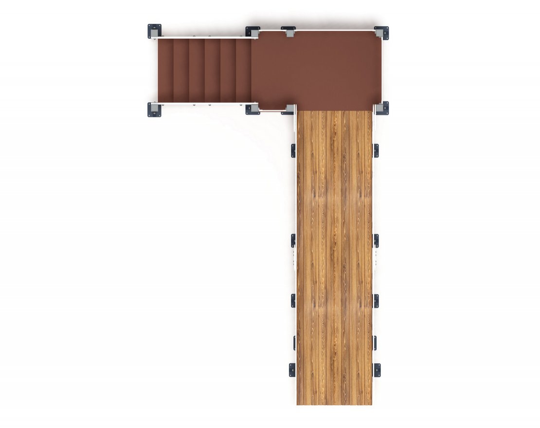 Горка Снежный вихрь-2 h=1500 - вид 3